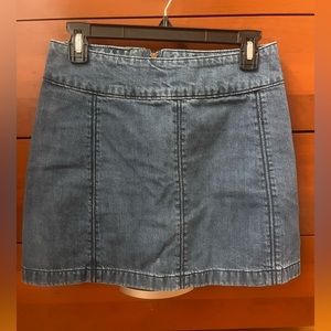 Free people denim skirt